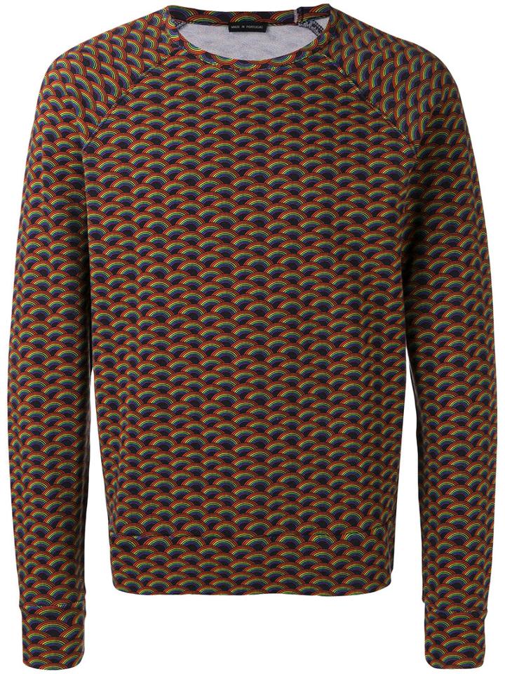 Marc Jacobs - Rainbow Print Sweatshirt - Men - Cotton - L, Black, Cotton
