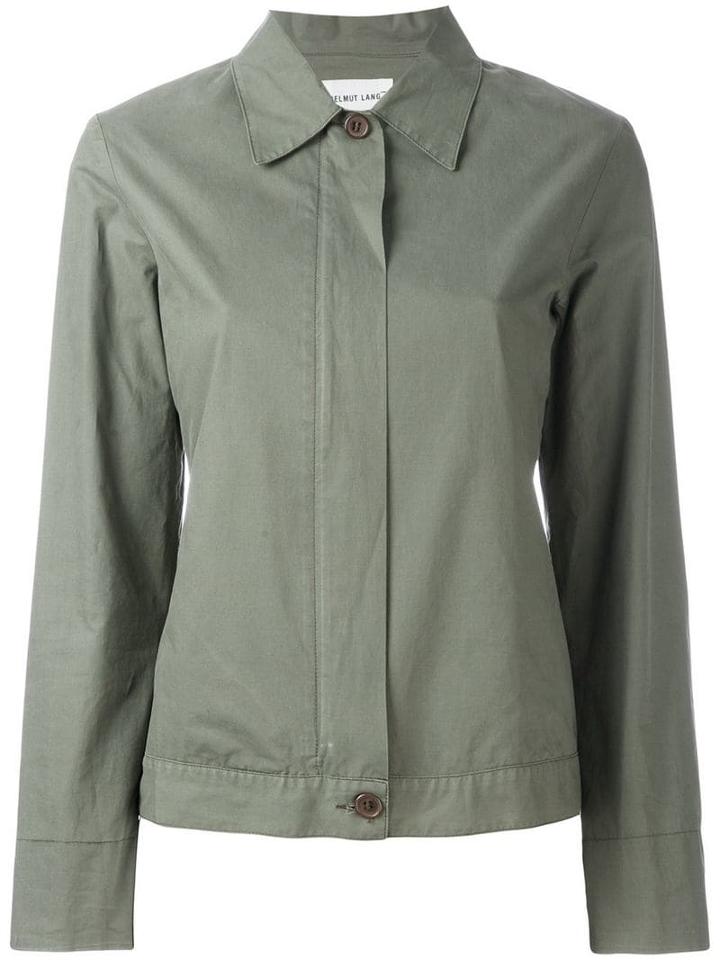 Helmut Lang Pre-owned Zip Up Jacket - Green
