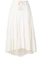 See By Chloé Frill Trim Flared Skirt - White