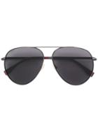 Fendi Eyewear Aviator Frame Sunglasses - Black