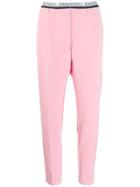 Ermanno Scervino Tapered Pull-on Trousers - Pink