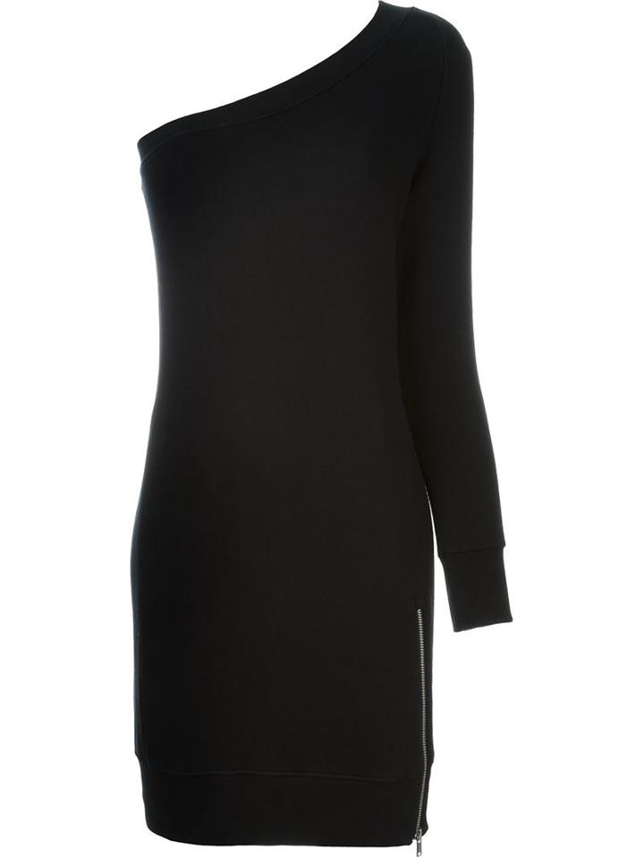 R13 Asymmetric Sweatshirt Dress