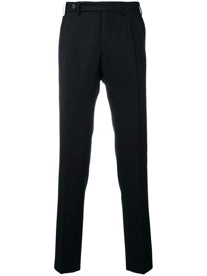 Berwich Tapered Tailored Trousers - Blue