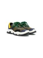 Nº21 Kids Lace-up Sneakers - Green
