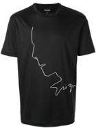 Giorgio Armani Profile Sketch Print T-shirt - Black