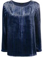 Antonelli Striped Blouse - Blue