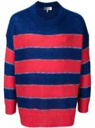 Isabel Marant Striped Crew Neck Sweater - Red