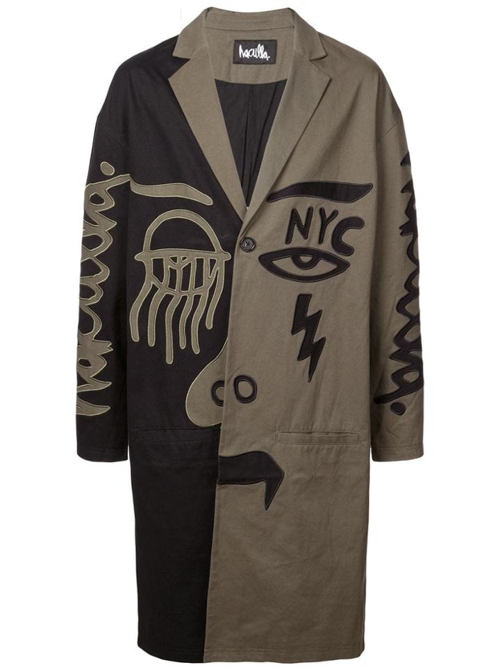 Haculla 2faced Two-tone Coat - Green