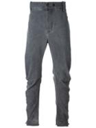 Lost & Found Rooms Five Pockets Slim-fit Jeans, Men's, Size: L, Grey, Cotton/spandex/elastane