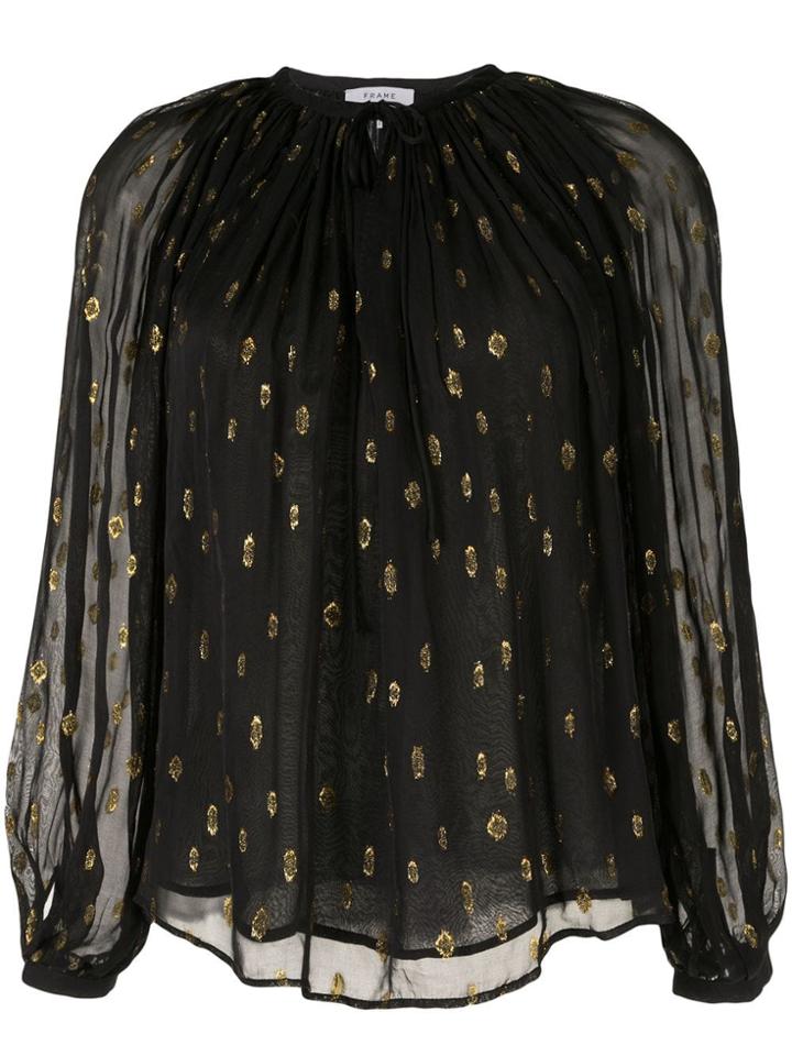 Frame Vintage Peasant Blouse - Black