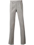 Incotex Houndstooth Slim-fit Trousers - Nude & Neutrals