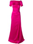 Talbot Runhof Noomi5 Dress - Pink & Purple