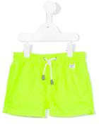 Mc2 Saint Barth Kids - Prime Pantone Swim Shorts - Kids - Polyamide/polyester/spandex/elastane - 6 Yrs, Yellow/orange