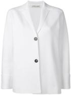 Lamberto Losani Classic Slim-fit Blazer - White