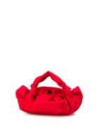 The Row Twisted Silk Mini Tote - Red