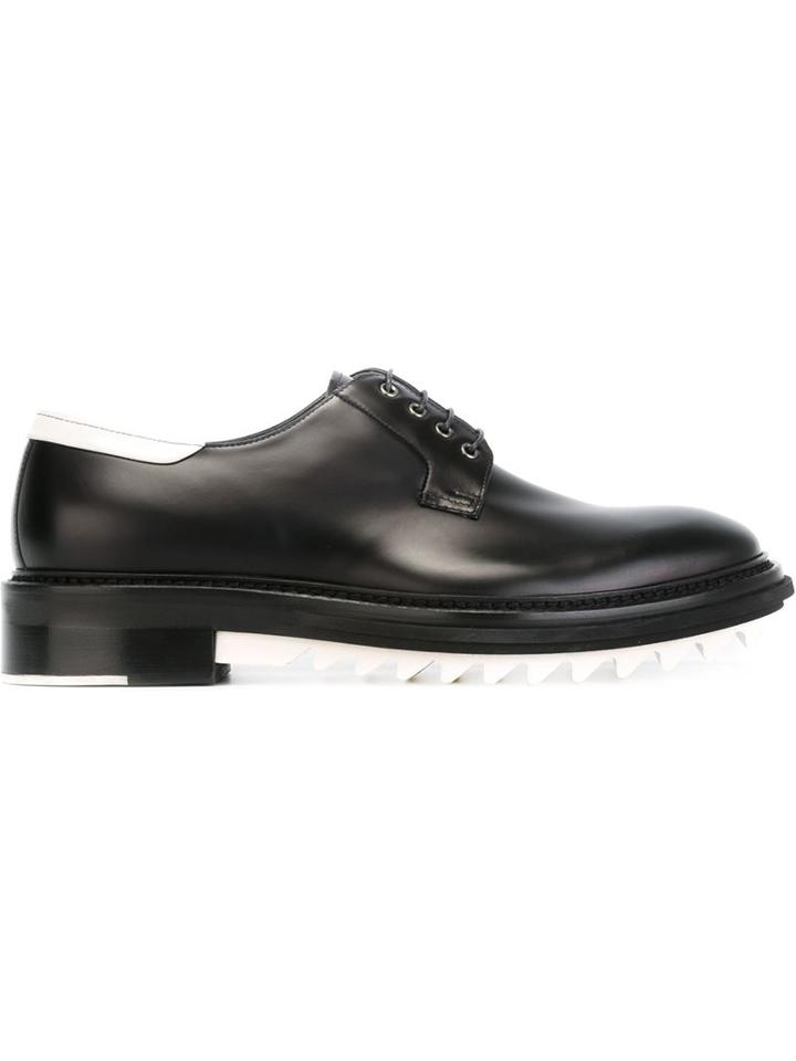 Lanvin Ridged Rubber Sole Derby Shoes