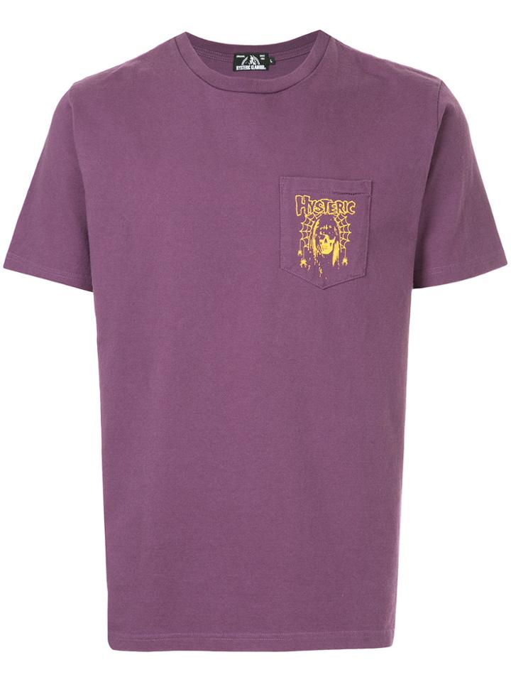 Hysteric Glamour Graphic Print T-shirt - Pink & Purple