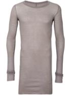 Rick Owens - Long Length T-shirt - Men - Cotton - S, Grey, Cotton