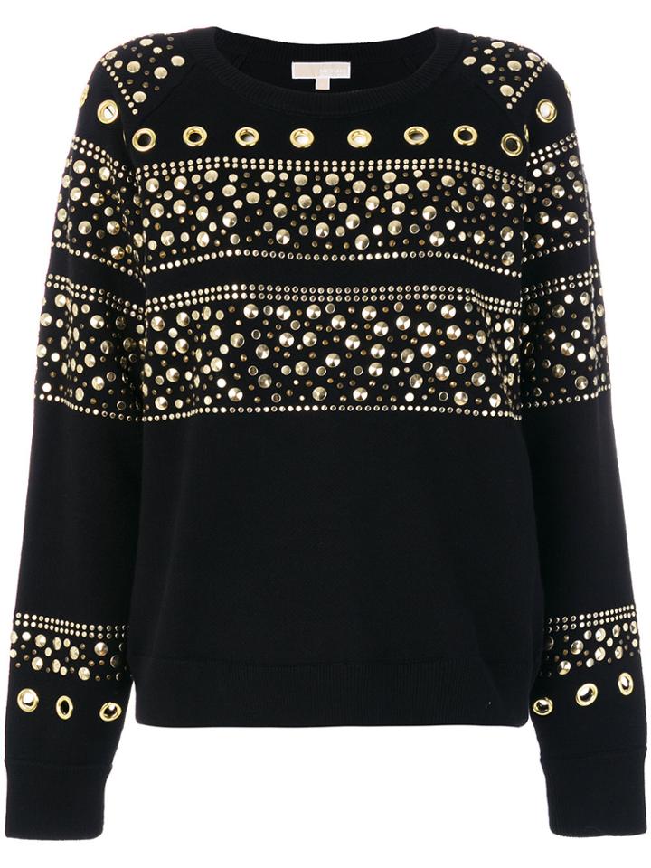 Michael Michael Kors Studded Sweatshirt - Black
