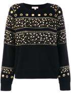Michael Michael Kors Studded Sweatshirt - Black
