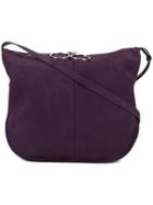 Nina Ricci - Adjustable Strap Shoulder Bag - Women - Suede - One Size, Women's, Pink/purple, Suede