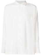 Issey Miyake Creased Effect Shirt - White