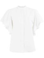 Maison Rabih Kayrouz Ruffled Sleeve Shirt - White