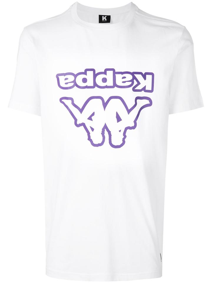 Kappa Kontroll Logo Print T-shirt - White