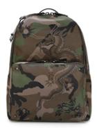 Valentino Garavani 'funky Dragon' Camouflage Backpack