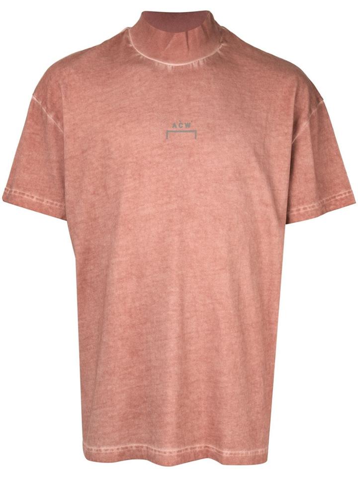 A-cold-wall* Ribbed Neck T-shirt - Pink