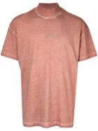 A-cold-wall* Ribbed Neck T-shirt - Pink