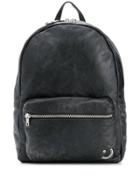 Diesel Vintage Leather Backpack - Black