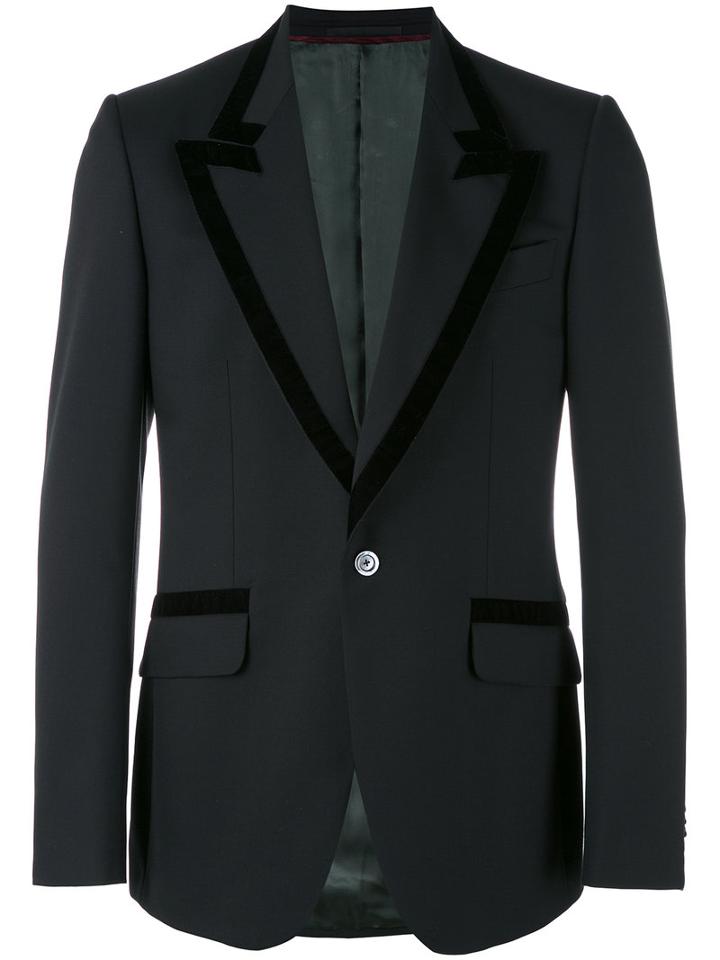 Gucci - Heritage Peacock Blazer - Men - Silk/viscose/mohair/wool - 50, Black, Silk/viscose/mohair/wool