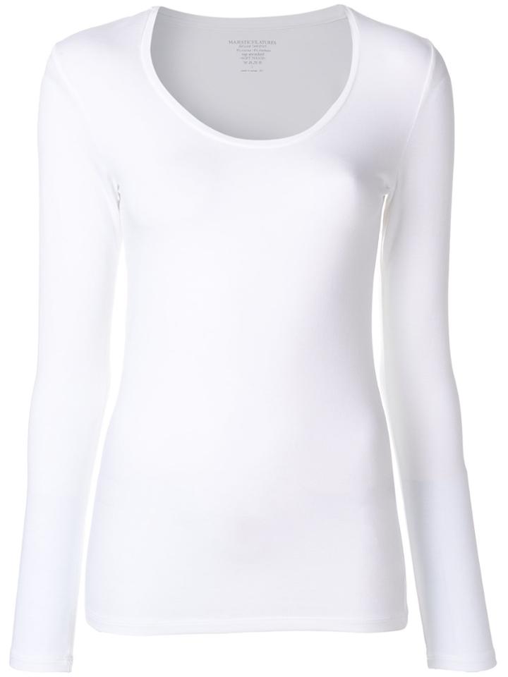Majestic Filatures Longsleeved T-shirt - White
