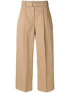 Ymc High Rise Wide Leg Trousers - Nude & Neutrals