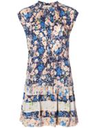 Rebecca Taylor Floral Print Dress - Blue