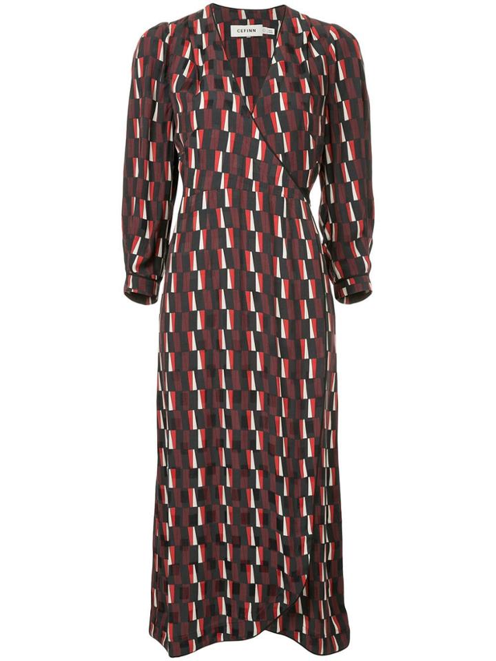 Cefinn Cefinn D123 Red Geo Print