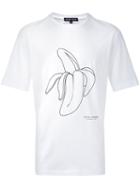 Markus Lupfer Banana Print T-shirt, Men's, Size: Xl, White, Cotton