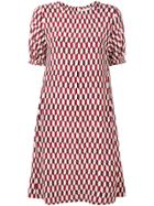 's Max Mara Printed Shift Dress - Red