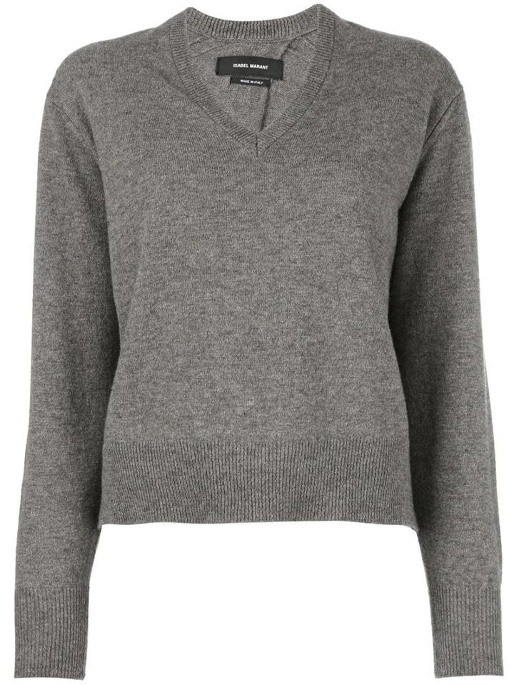 Isabel Marant Chay Jumper, Women's, Size: 38, Grey, Cotton/wool/yak