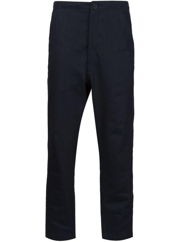 Levi's: Made & Crafted 'lover's Rock' Cropped Trousers, Men's, Size: 34, Blue, Cotton/polyester