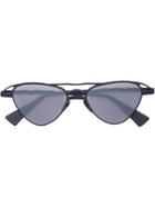 Kuboraum Cat Eye Tinted Sunglasses - Black
