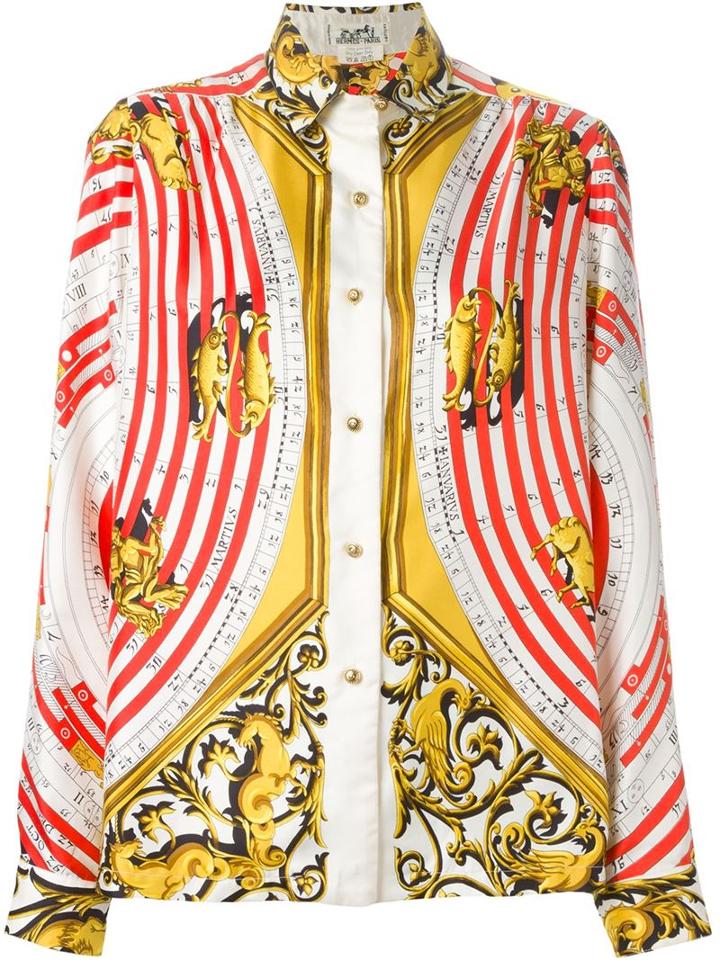 Hermes Vintage 'dies Et Hores' Shirt