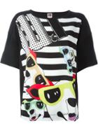 I'm Isola Marras 'st. Pier' T-shirt, Women's, Size: Xs, Black, Polyester/spandex/elastane/acetate/cotton