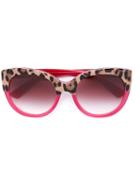 Dolce & Gabbana Cat Eye Frame Sunglasses, Women's, Pink/purple, Acetate