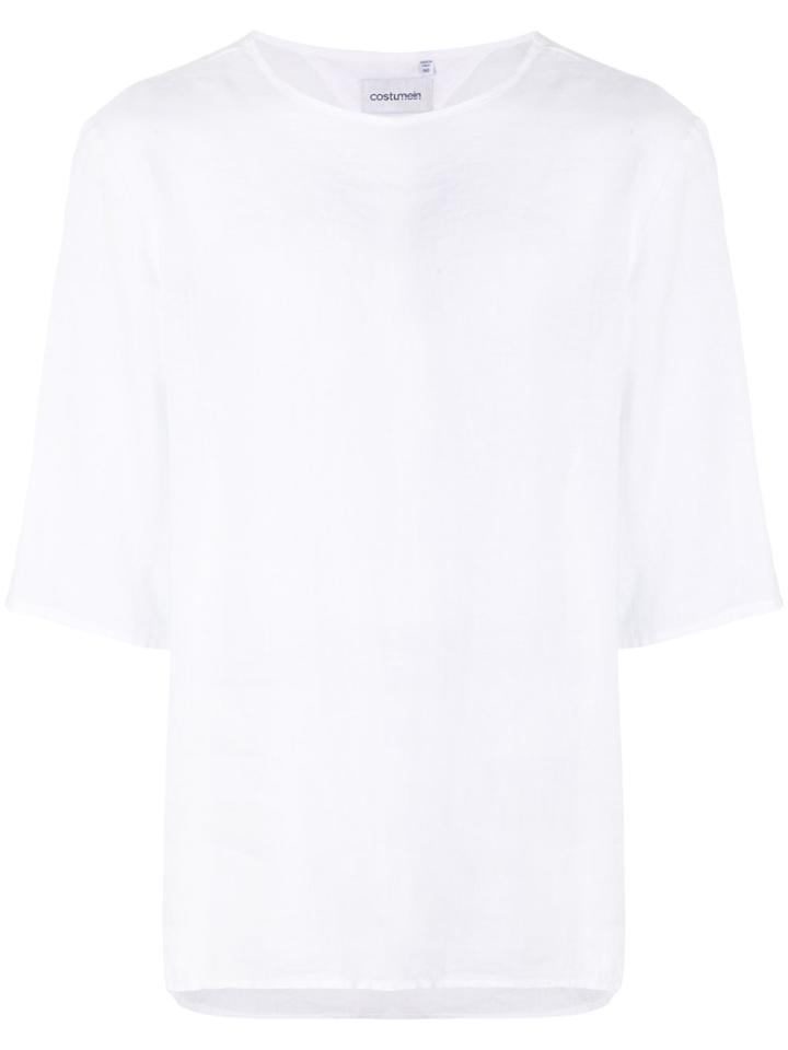 Costumein Round Neck T-shirt - White