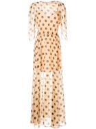 Bianca Spender Aida Polka Dot Dress - Neutrals
