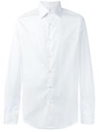 Fashion Clinic Classic Buttoned Shirt, Men's, Size: 40, White, Cotton