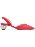 Paul Andrew Rea Ankara Slingback Pumps - Red