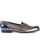 Lanvin Metallic Loafers